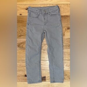 H&M Boys Gray Denim / Jeans with Adjustable Waist Size 6/7